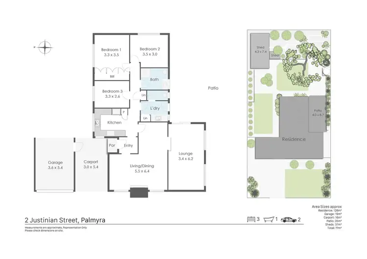 Floorplan of Homely house listing, 2 Justinian Street, Palmyra WA 6157