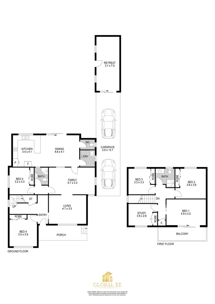 Floorplan of Homely house listing, 13 Grenada Street, Fairfield West NSW 2165