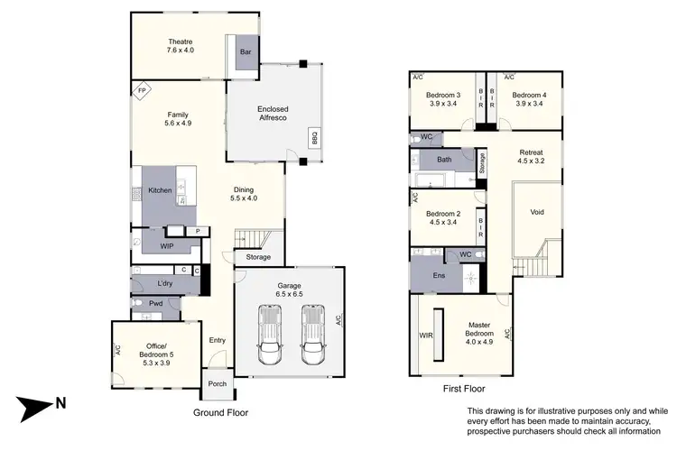 Floorplan of Homely house listing, 7 Beaufort Street, Keysborough VIC 3173