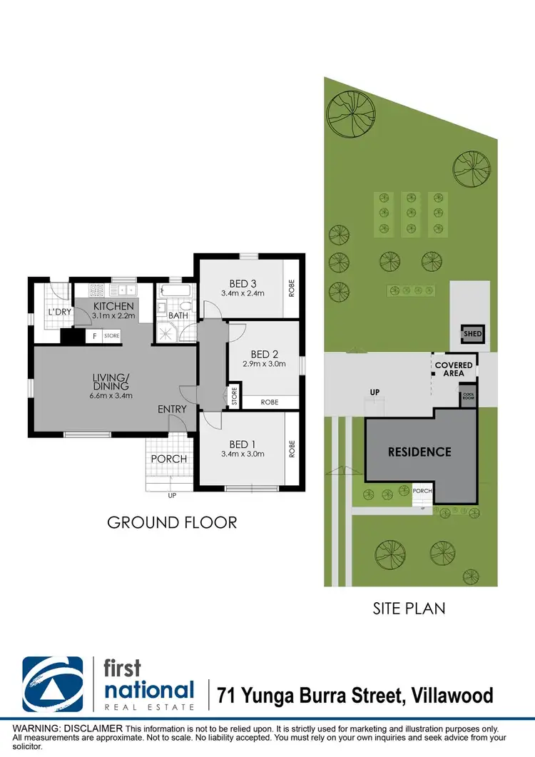 Floorplan of Homely house listing, 71 Yunga Burra Street, Villawood NSW 2163