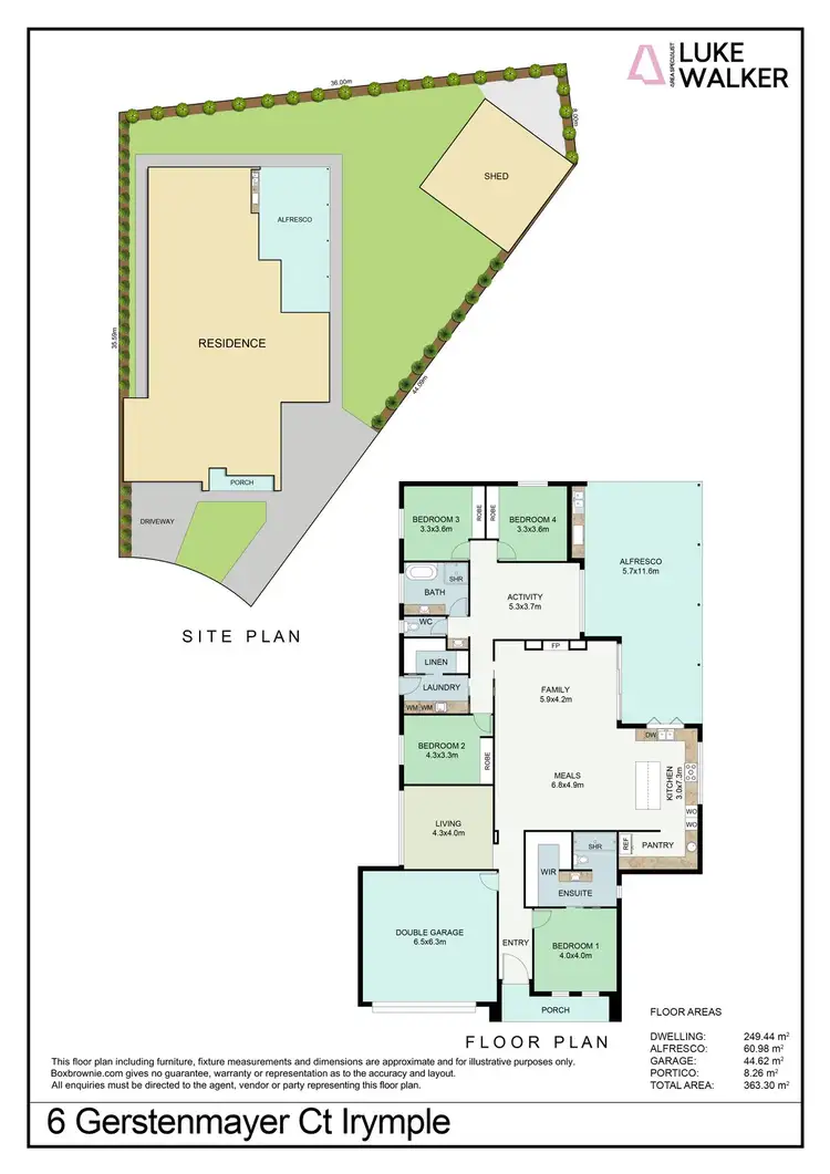 Floorplan of Homely house listing, 6 Gerstenmayer Court, Irymple VIC 3498