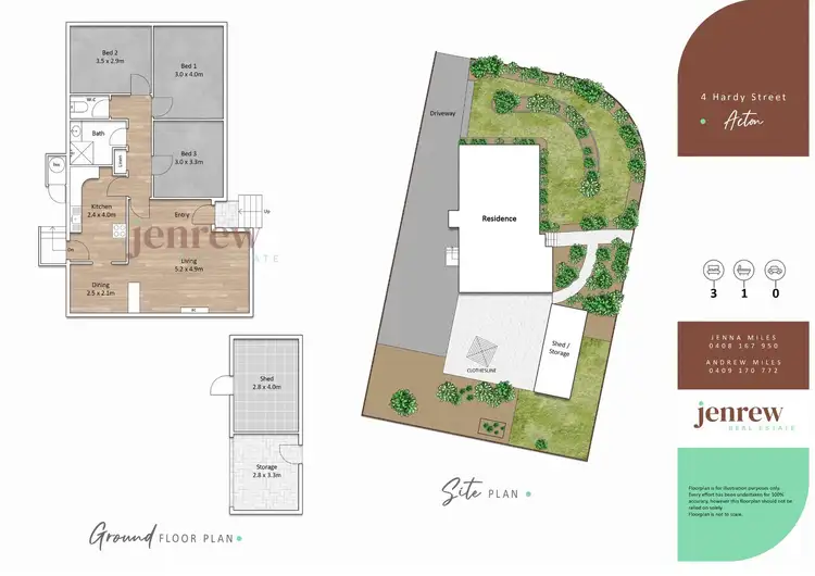 Floorplan of Homely house listing, 4 Hardy street, Acton TAS 7320