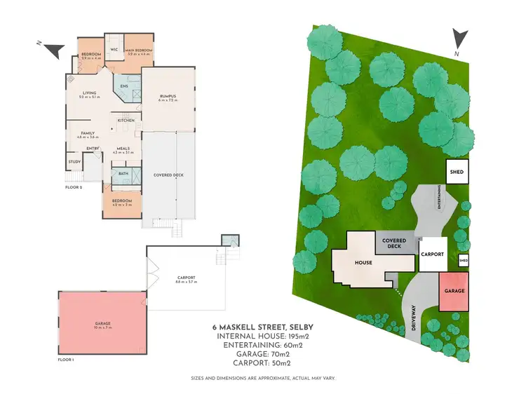 Floorplan of Homely house listing, 6 Maskell Street, Selby VIC 3159