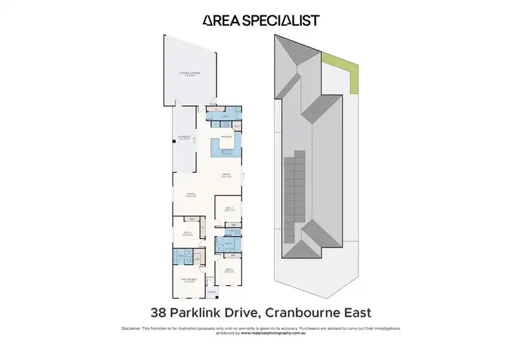 Floorplan of Homely house listing, 38 Parklink Drive, Cranbourne East VIC 3977