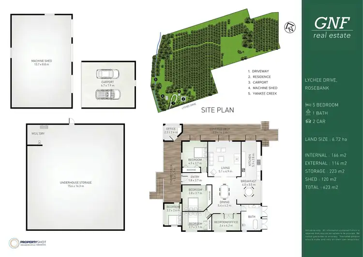Floorplan of Homely rural property listing, 465 Rosebank Road, Rosebank NSW 2480