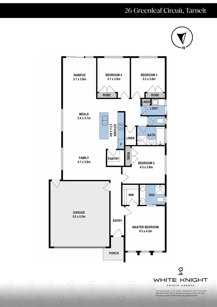 Floorplan of Homely house listing, 26 Greenleaf Circuit, Tarneit VIC 3029