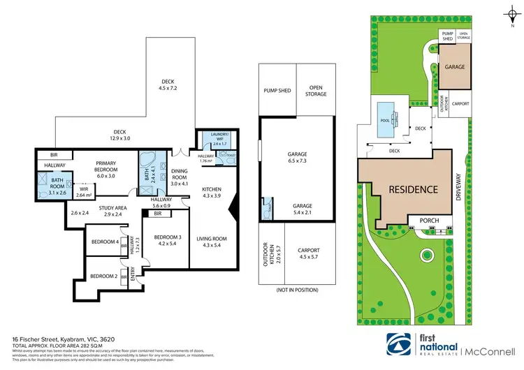 Floorplan of Homely house listing, 16 Fischer Street, Kyabram VIC 3620