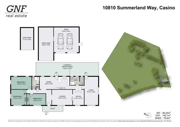Floorplan of Homely rural property listing, 10810 Summerland Way, Casino NSW 2470
