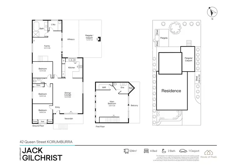 Floorplan of Homely house listing, 42 Queen Street, Korumburra VIC 3950