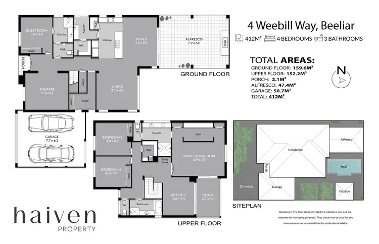 Floorplan of Homely house listing, 4 Weebill Way, Beeliar WA 6164