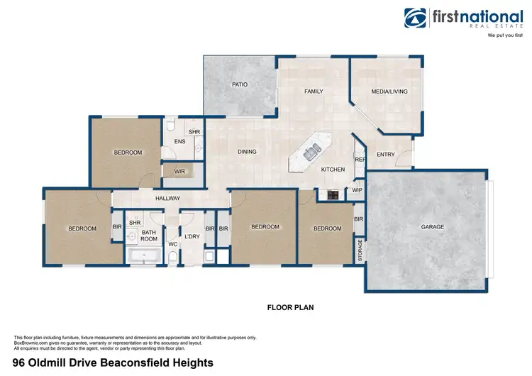Floorplan of Homely house listing, 96 Oldmill Drive, Beaconsfield QLD 4740