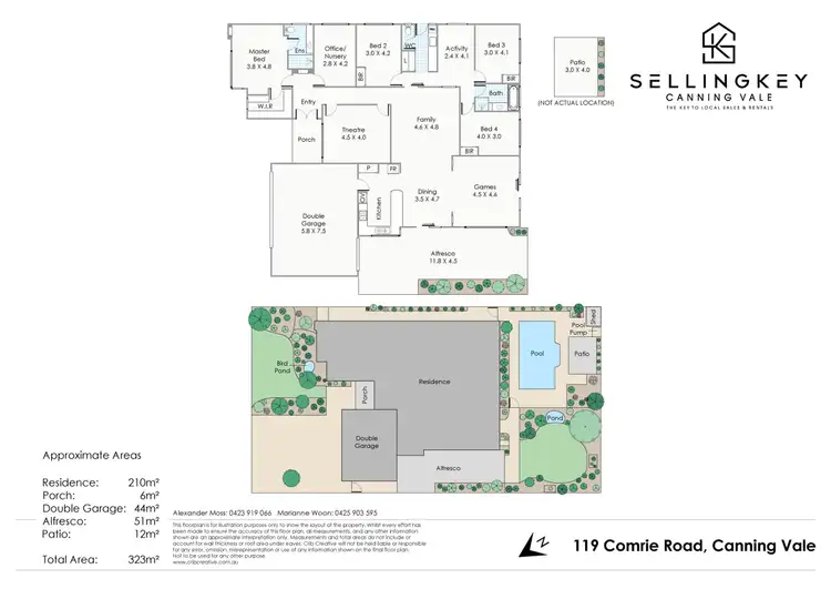 Floorplan of Homely house listing, 119 Comrie Road, Canning Vale WA 6155