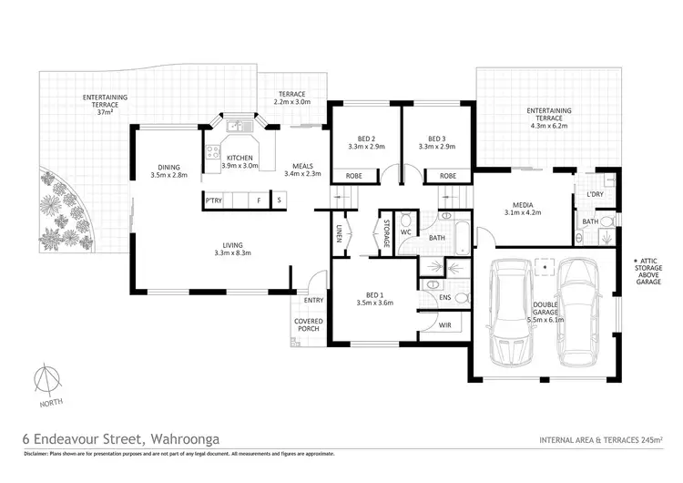 Floorplan of Homely house listing, 6 Endeavour Street, Wahroonga NSW 2076
