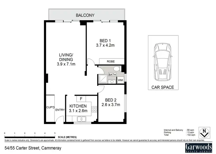 Floorplan of Homely apartment listing, 54/55 Carter street, Cammeray NSW 2062