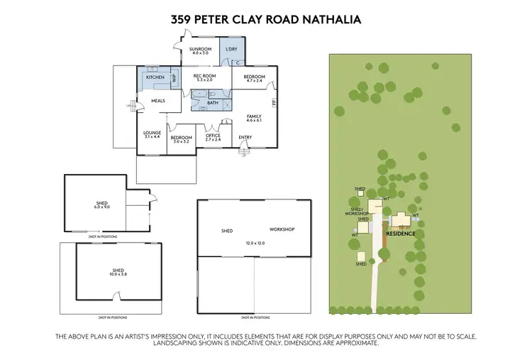 Floorplan of Homely house listing, 359 Peter Clay Road, Nathalia VIC 3638
