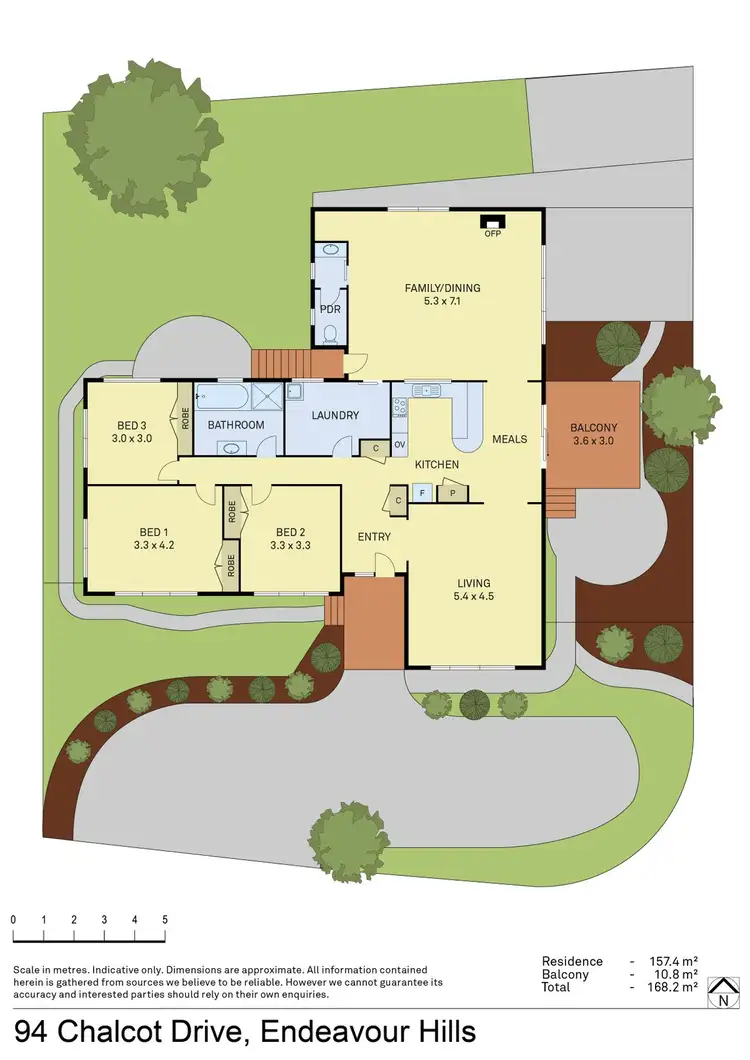 Floorplan of Homely house listing, 94 Chalcot Drive, Endeavour Hills VIC 3802