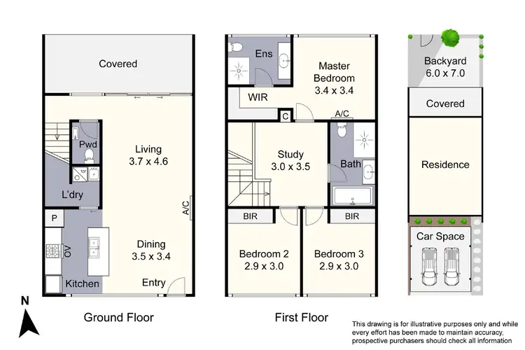 Floorplan of Homely house listing, 12 Amaryn Court, Springvale VIC 3171
