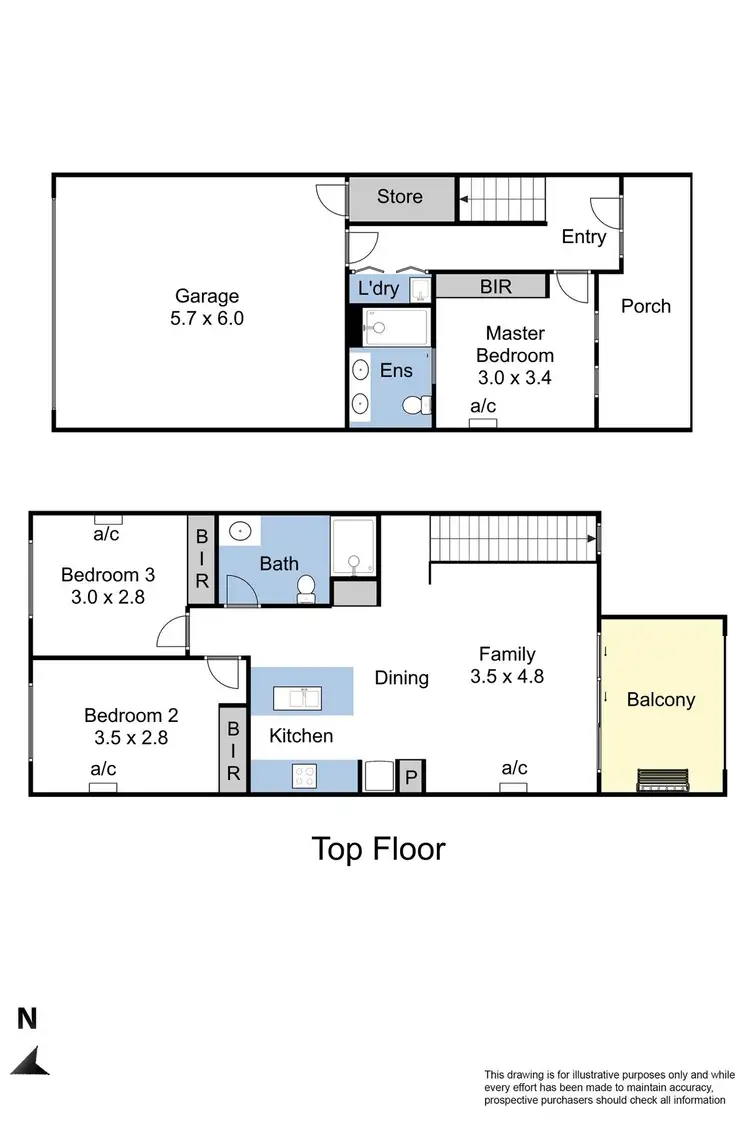 Floorplan of Homely townhouse listing, 12 Hardy Loop, Keysborough VIC 3173