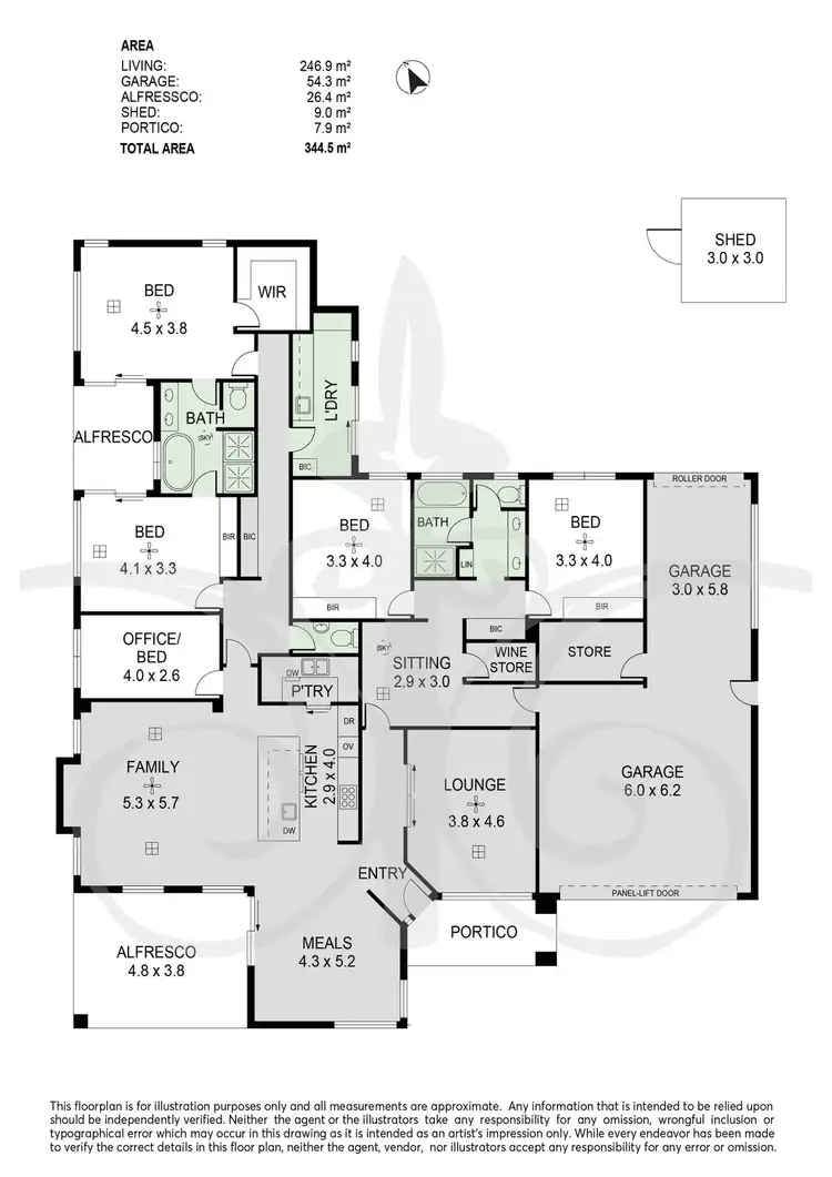 Floorplan of Homely house listing, 47 Amblemead Drive, Mount Barker SA 5251