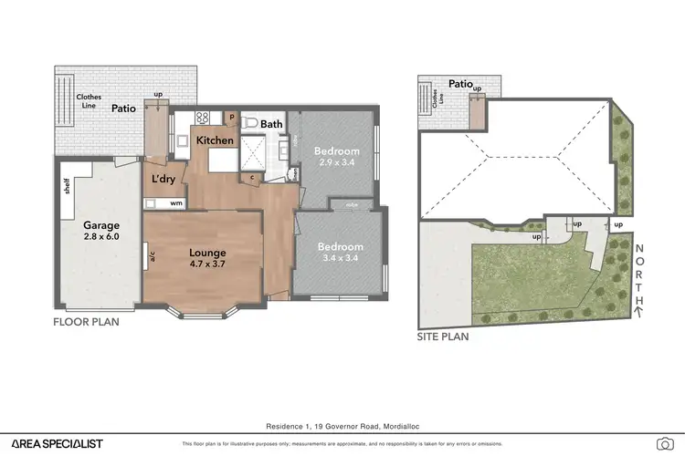 Floorplan of Homely unit listing, 1/19 Governor Road, Mordialloc VIC 3195