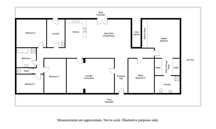 Floorplan of Homely house listing, 80 Gull Rock Road, Kalgan WA 6330