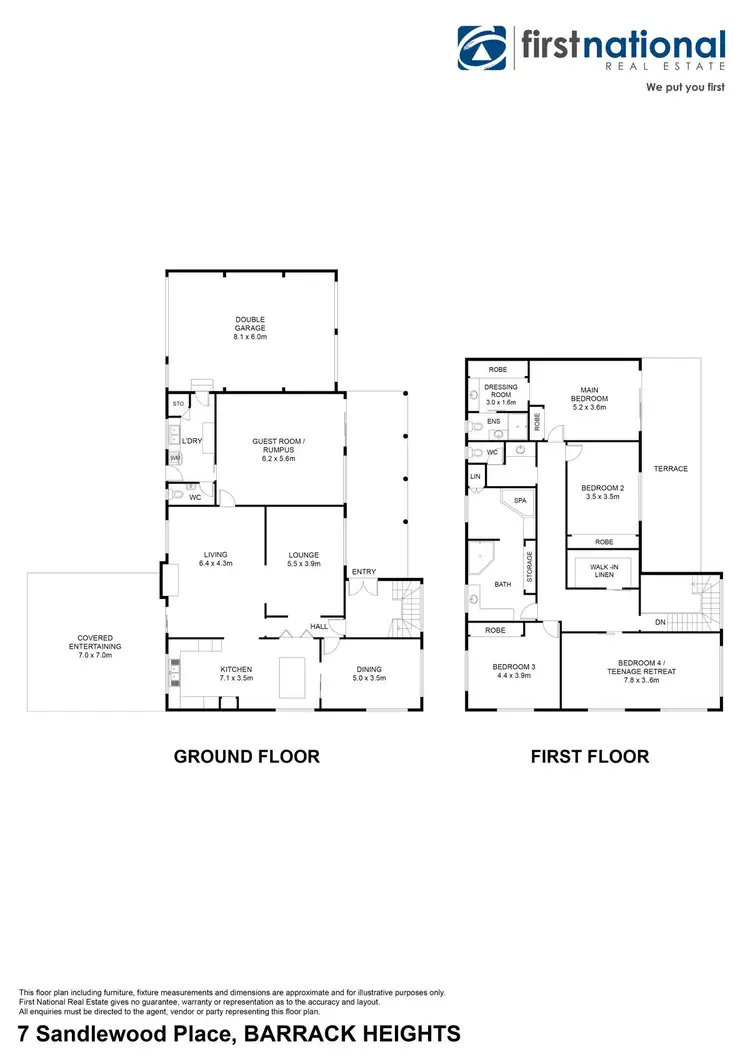 Floorplan of Homely house listing, 7 Sandlewood Place, Barrack Heights NSW 2528
