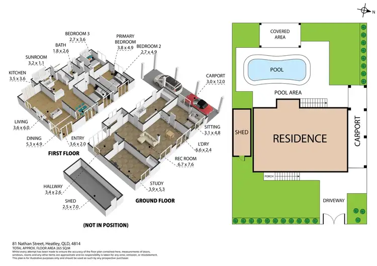 Floorplan of Homely house listing, 81 Nathan Street, Heatley QLD 4814