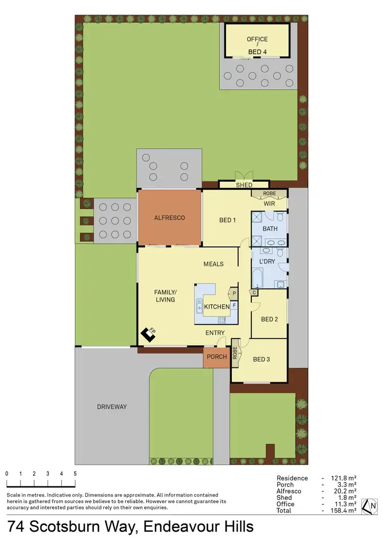 Floorplan of Homely house listing, 74 Scotsburn Way, Endeavour Hills VIC 3802