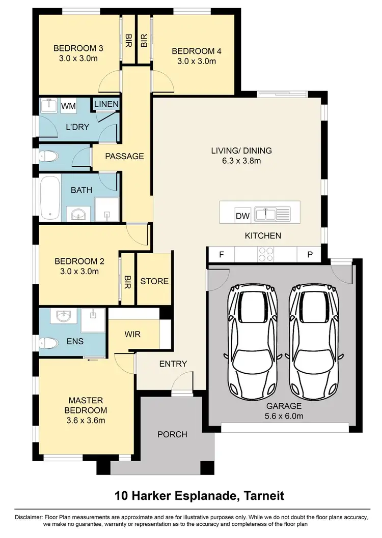 Floorplan of Homely house listing, 10 Harker Esplanade, Tarneit VIC 3029