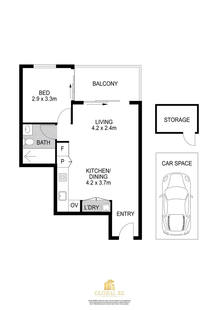 Floorplan of Homely apartment listing, 109/211 Canterbury Road, Canterbury NSW 2193