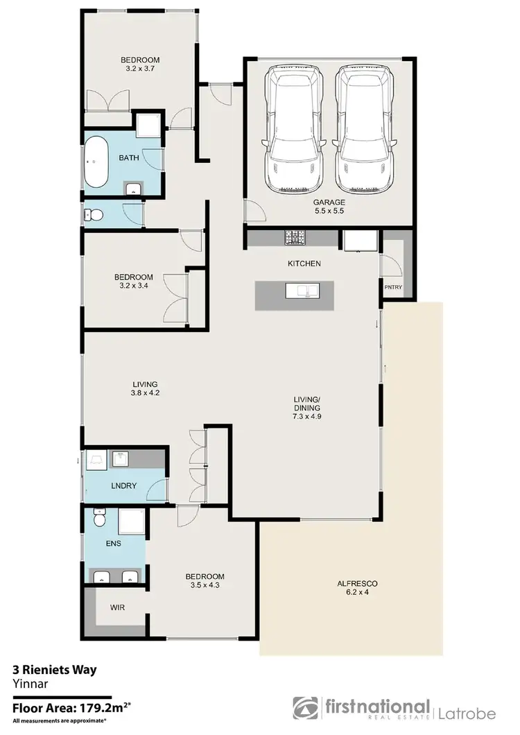 Floorplan of Homely house listing, 3 Rieniets Way, Yinnar VIC 3869