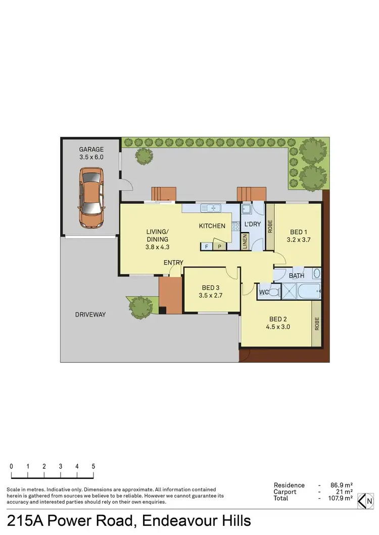 Floorplan of Homely house listing, 215A Power Road, Endeavour Hills VIC 3802