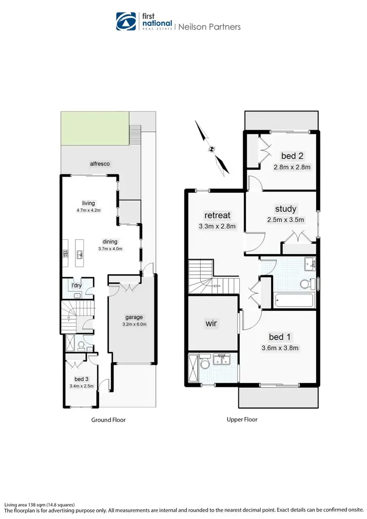 Floorplan of Homely townhouse listing, 71 Billy Buttons Drive, Narre Warren VIC 3805