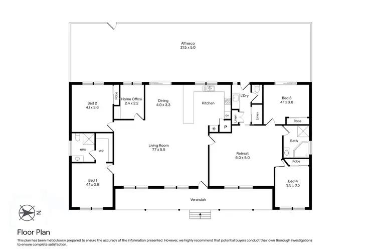 Floorplan of Homely house listing, 21 Parkers Lane, Woodend VIC 3442