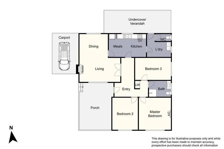 Floorplan of Homely house listing, 83 Noble Street, Noble Park VIC 3174