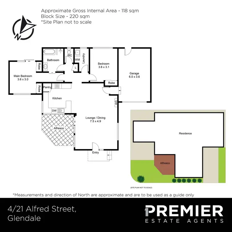 Floorplan of Homely villa listing, 4/21 Alfred Street, Glendale NSW 2285