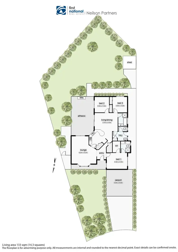 Floorplan of Homely house listing, 3 Malvern Place, Narre Warren VIC 3805