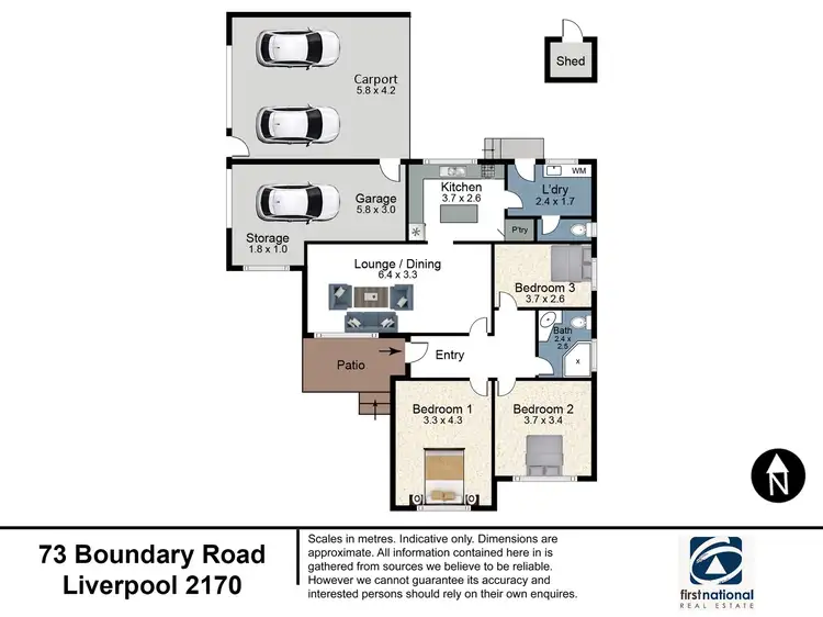 Floorplan of Homely house listing, 73 Boundary Road, Liverpool NSW 2170