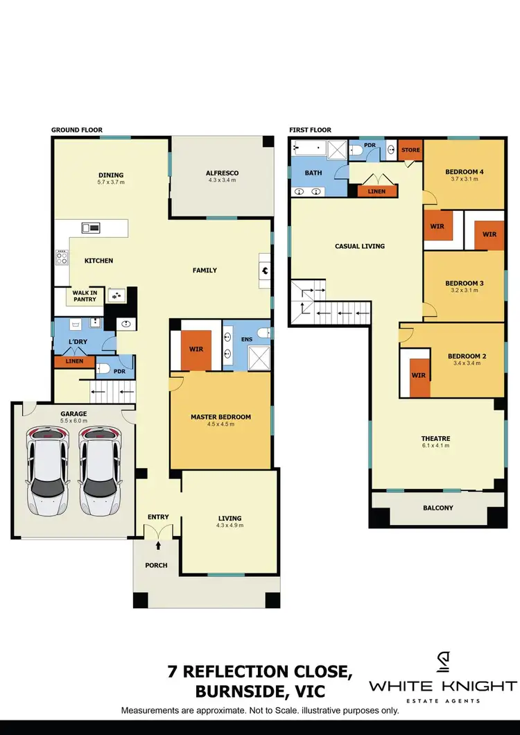 Floorplan of Homely house listing, 7 Reflection Close, Burnside VIC 3023