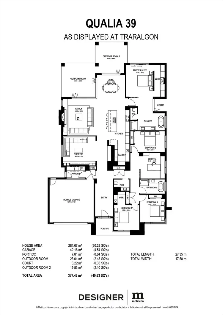 Floorplan of Homely house listing, 100 Marshalls Road, Traralgon VIC 3844