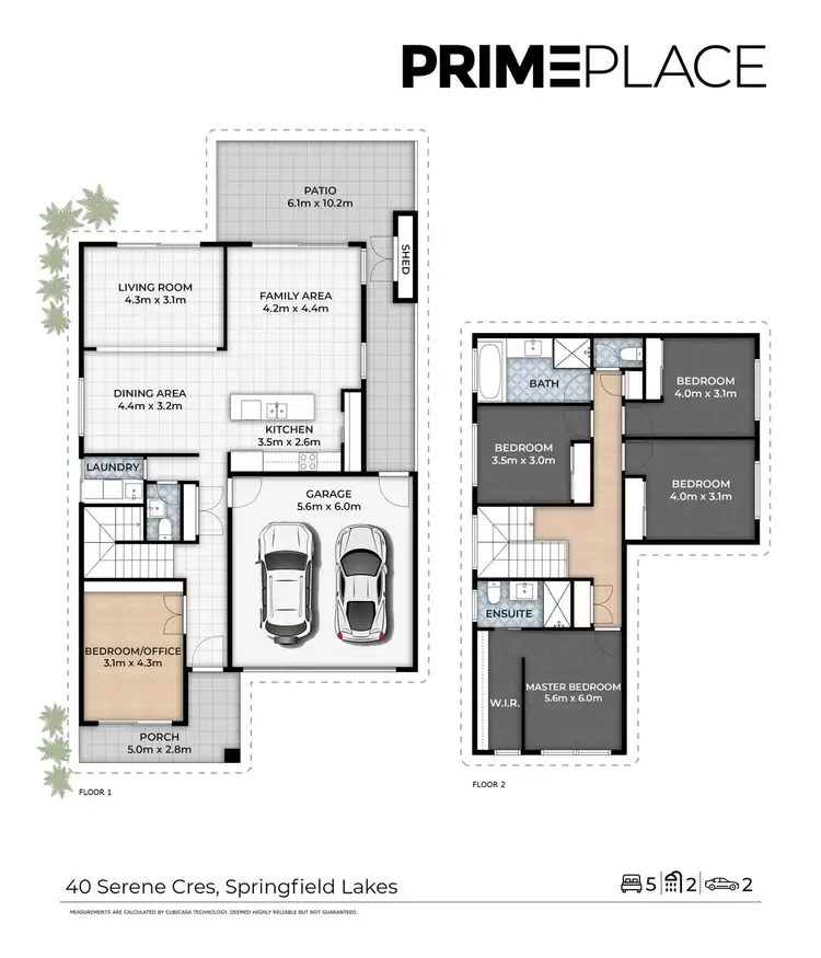 Floorplan of Homely house listing, 40 Serene Crescent, Springfield Lakes QLD 4300