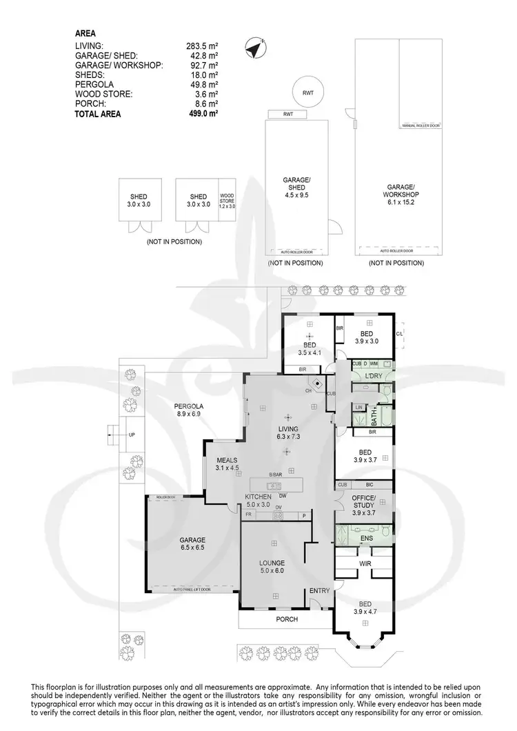 Floorplan of Homely house listing, 1 Ferguson Court, Mount Barker SA 5251