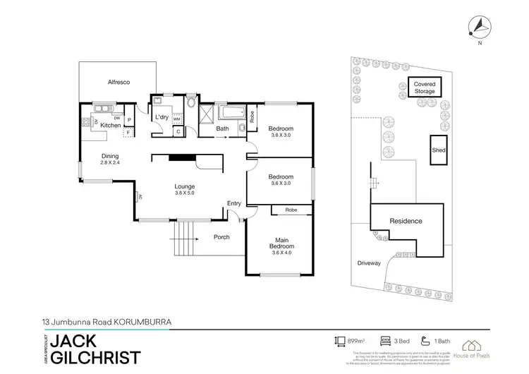 Floorplan of Homely house listing, 13 Jumbunna Road, Korumburra VIC 3950