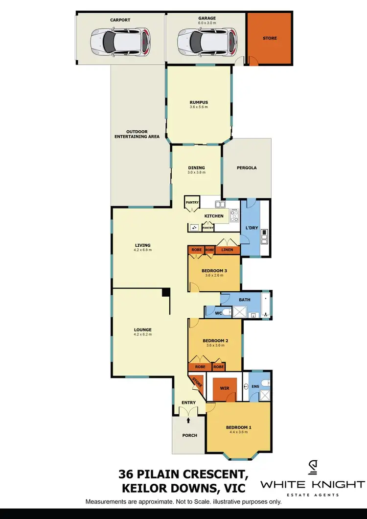 Floorplan of Homely house listing, 36 Pilain Crescent, Keilor Downs VIC 3038