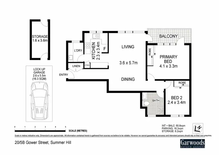 Floorplan of Homely apartment listing, 20/5B Gower Street, Summer Hill NSW 2130