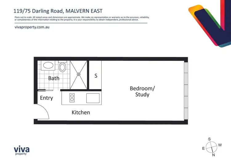 Floorplan of Homely unit listing, 119/75 Darling Road, Malvern East VIC 3145