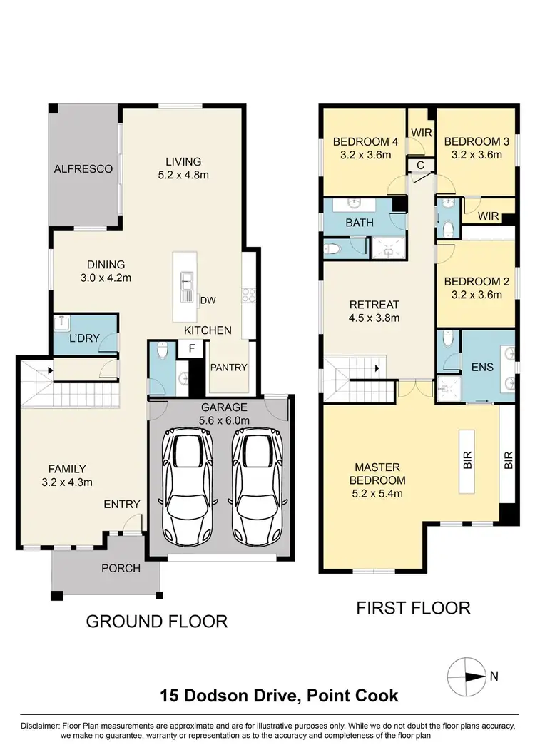 Floorplan of Homely house listing, 15 Dodson Drive, Point Cook VIC 3030