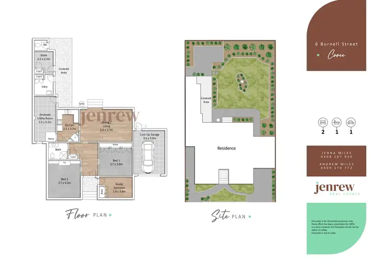 Floorplan of Homely house listing, 6 Burnell Street, Cooee TAS 7320