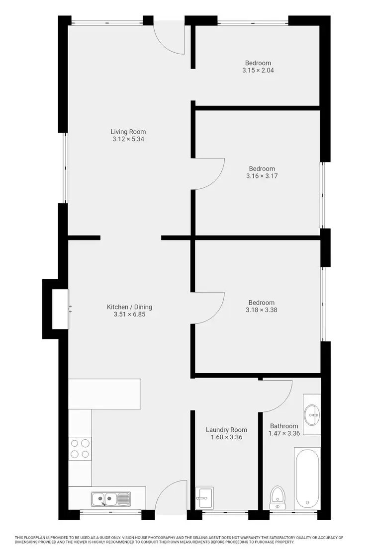 Floorplan of Homely house listing, 6 Churchill Street, Buronga NSW 2739