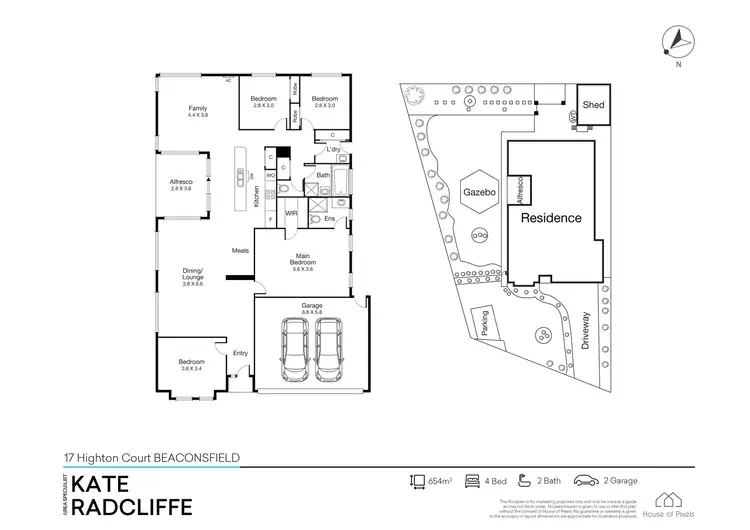 Floorplan of Homely house listing, 17 Highton Court, Beaconsfield VIC 3807